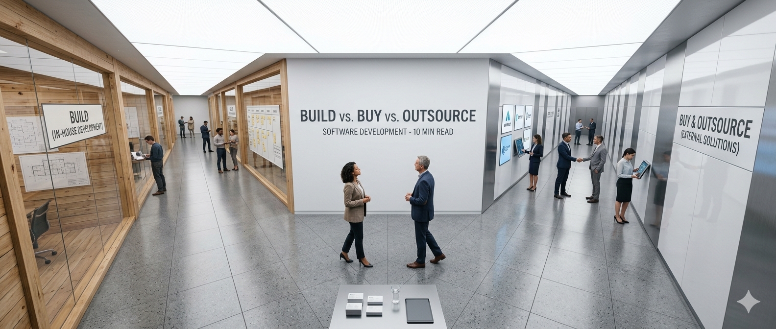 Build vs. Buy vs. Outsource: The Real Cost Comparison Beyond the Invoice